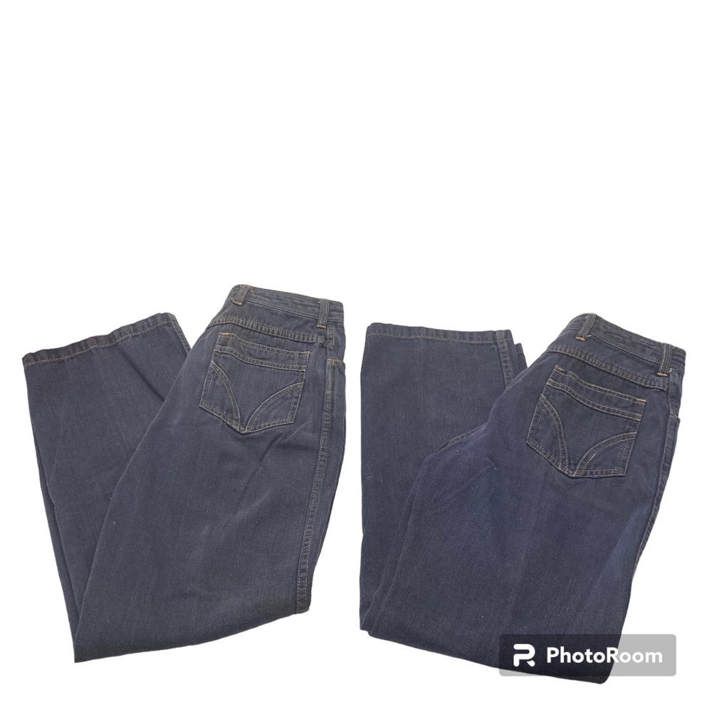 (2) SEARS Vintage 80s Tiny Regular JEANS THAT FIT JTF Denim Women's 12